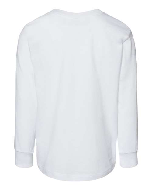 BELLA + CANVAS 3501T - Toddler Jersey Long Sleeve Tee - White