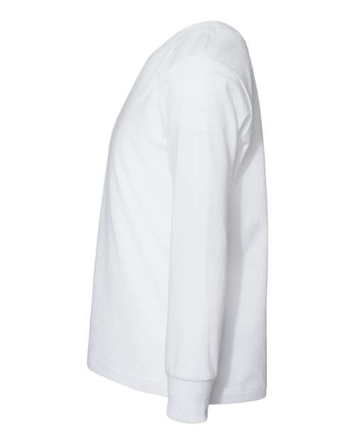 BELLA + CANVAS 3501T - Toddler Jersey Long Sleeve Tee - White