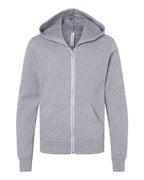 BELLA + CANVAS 3739Y - Youth Sponge Fleece Full-Zip Hoodie Sweatshirt