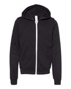 BELLA + CANVAS 3739Y - Youth Sponge Fleece Full-Zip Hoodie Sweatshirt BELLA + CANVAS