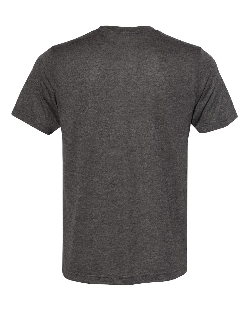 BELLA + CANVAS 3880 — Unisex Viscose Fashion Tee — Dark Grey Heather (flat)