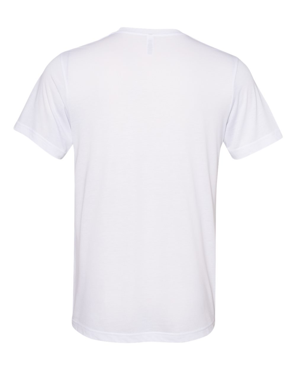 BELLA + CANVAS 3880 — Unisex Viscose Fashion Tee — White (flat)