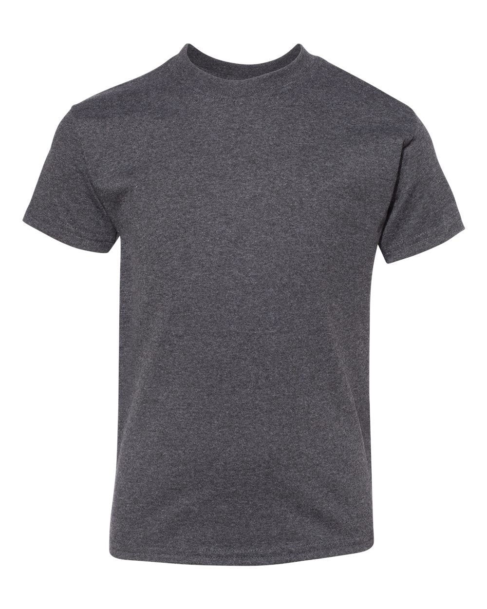 Hanes 5450 - Youth Authentic T-Shirt — Charcoal Heather (flat)