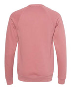BELLA + CANVAS 3901 - Unisex Sponge Fleece Raglan Crewneck Sweatshirt - Mauve