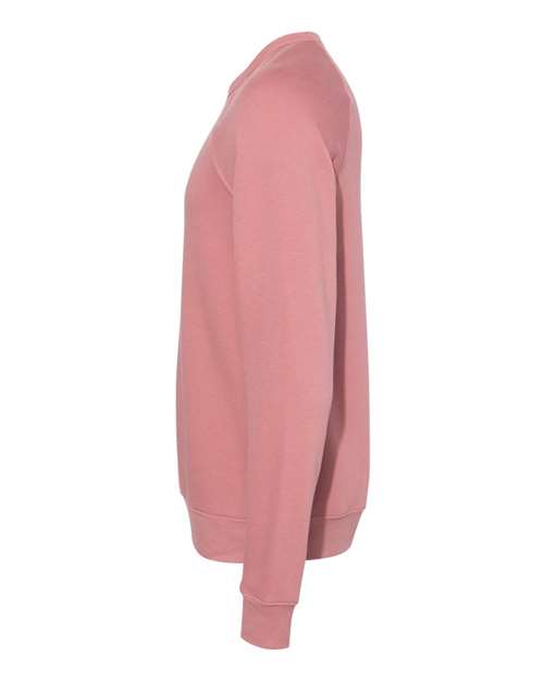 BELLA + CANVAS 3901 - Unisex Sponge Fleece Raglan Crewneck Sweatshirt - Mauve