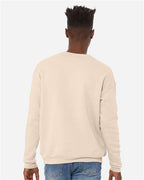 BELLA + CANVAS 3945 - Unisex Sponge Fleece Drop Shoulder Crewneck Sweatshirt - Heather Dust