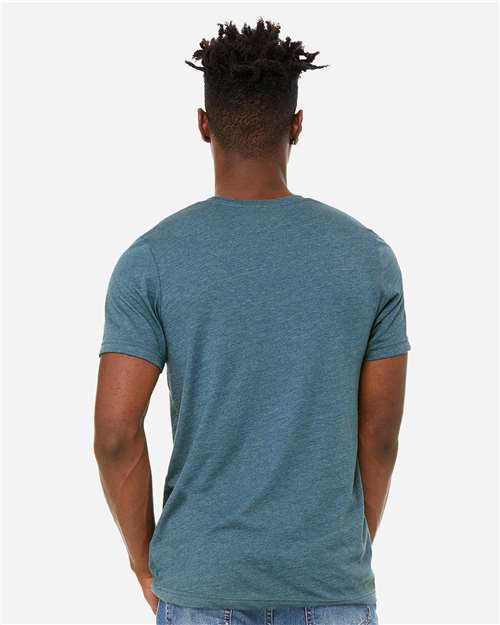 BELLA + CANVAS 3301 - Unisex Sueded Tee - Heather Deep Teal