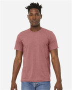 BELLA + CANVAS 3301 - Unisex Sueded Tee - Heather Mauve