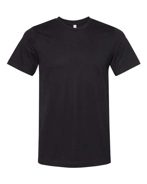 BELLA + CANVAS 3301 - Unisex Sueded Tee - Solid Black Blend