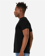 BELLA + CANVAS 3301 - Unisex Sueded Tee - Solid Black Blend