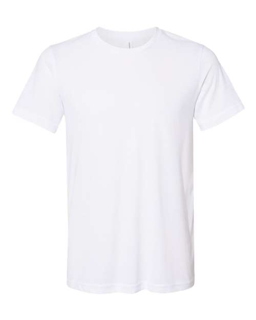 BELLA + CANVAS 3301 - Unisex Sueded Tee - Solid White Blend