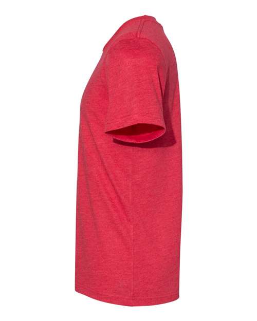 BELLA + CANVAS 3301 - Unisex Sueded Tee - Heather Red