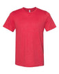 BELLA + CANVAS 3301 - Unisex Sueded Tee - Heather Red