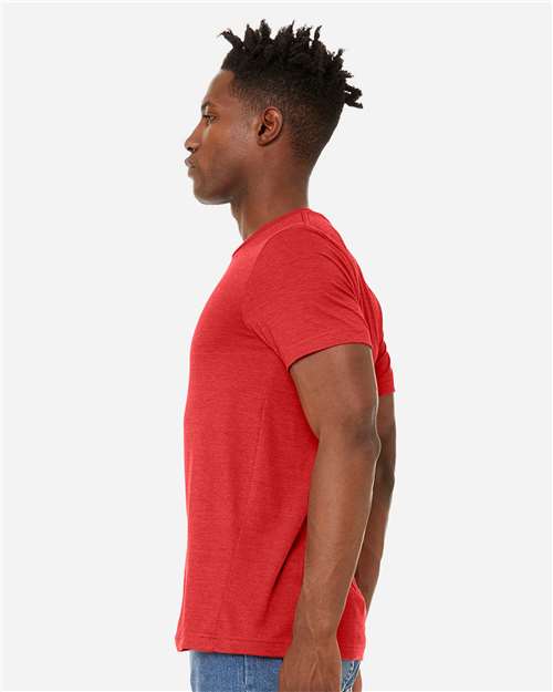 BELLA + CANVAS 3301 - Unisex Sueded Tee - Heather Red