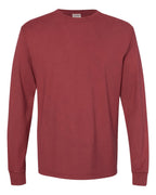 ComfortWash by Hanes GDH200 - Unisex Garment-Dyed Long Sleeve T-Shirt — Cayenne (flat)