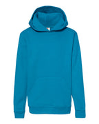 Hanes P473 - Youth EcoSmart® Hooded Sweatshirt — Teal (flat)