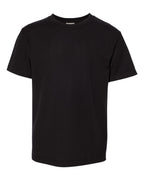 ComfortWash by Hanes GDH175 - Youth Garment-Dyed T-Shirt — Black (flat)