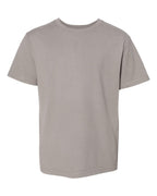 ComfortWash by Hanes GDH175 - Youth Garment-Dyed T-Shirt — Concrete Grey (flat)