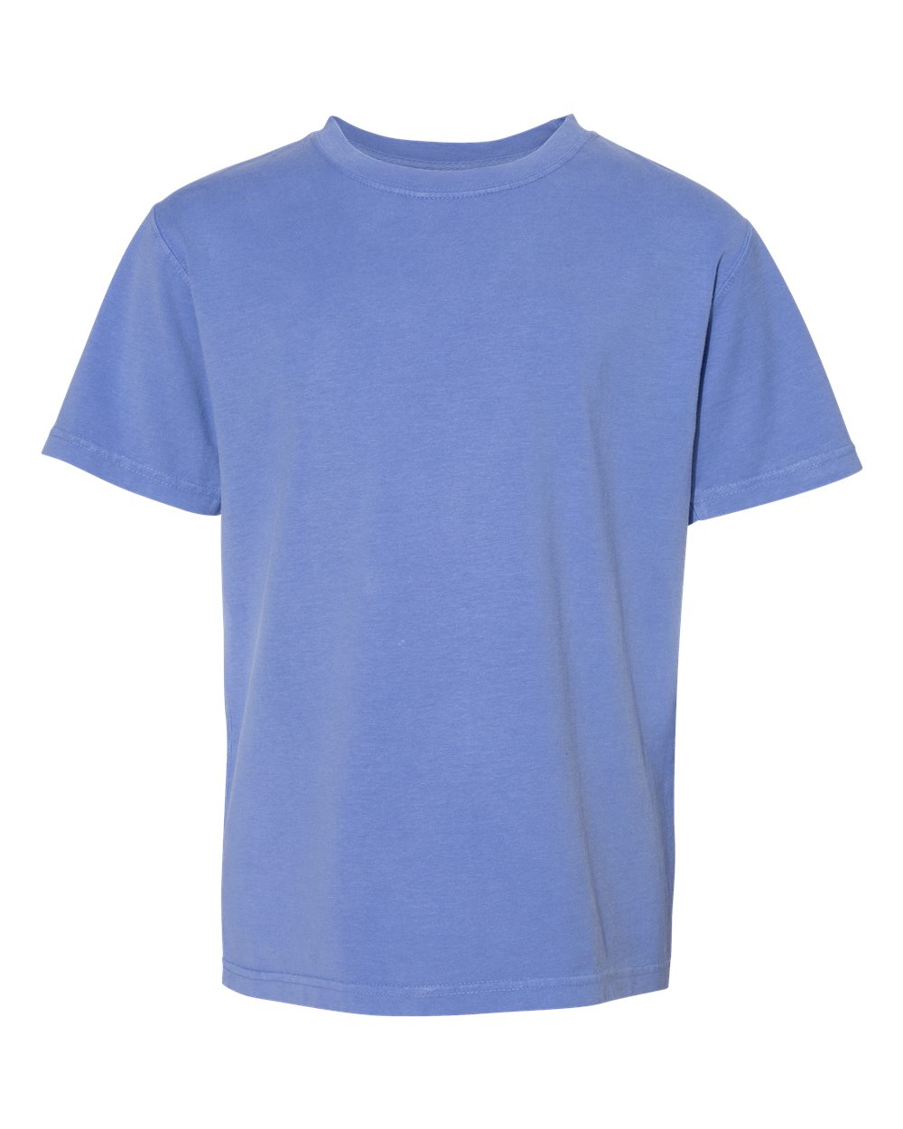 ComfortWash by Hanes GDH175 - Youth Garment-Dyed T-Shirt — Deep Forte Blue (flat)