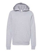 BELLA + CANVAS 3719Y - Youth Sponge Fleece Hoodie Sweatshirt - Athletic Heather