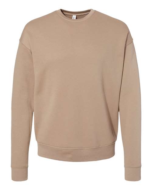 BELLA + CANVAS 3945 - Unisex Sponge Fleece Drop Shoulder Crewneck Sweatshirt - Tan