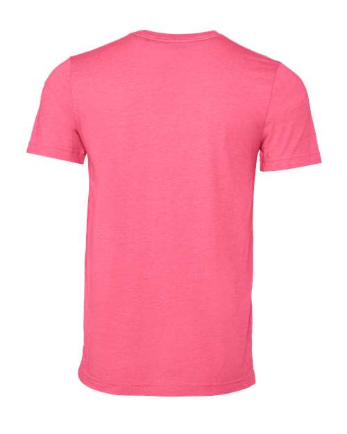 BELLA + CANVAS 3001CVC - CVC Jersey Tee - Heather Charity Pink