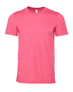 BELLA + CANVAS 3001CVC - CVC Jersey Tee - Heather Charity Pink