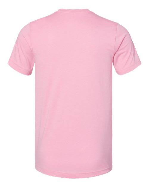 BELLA + CANVAS 3001CVC - CVC Jersey Tee - Heather Bubble Gum