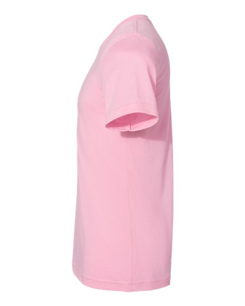 BELLA + CANVAS 3001CVC - CVC Jersey Tee - Heather Bubble Gum