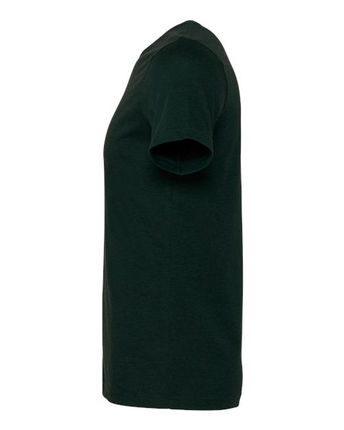 BELLA + CANVAS 3001CVC - CVC Jersey Tee - Heather Emerald