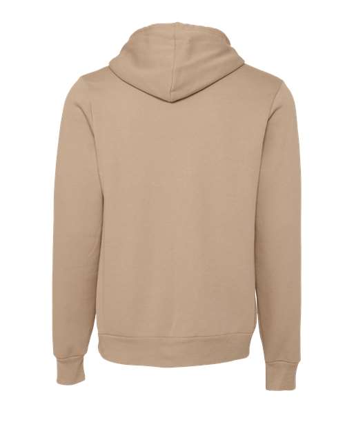 BELLA + CANVAS 3719 - Unisex Sponge Fleece Hoodie Sweatshirt - Tan