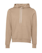 BELLA + CANVAS 3719 - Unisex Sponge Fleece Hoodie Sweatshirt - Tan