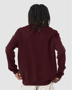 BELLA + CANVAS 3945 - Unisex Sponge Fleece Drop Shoulder Crewneck Sweatshirt - Maroon