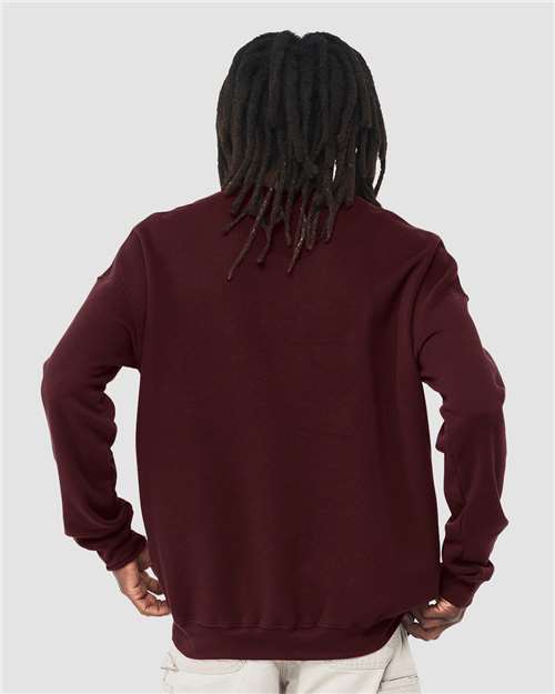 BELLA + CANVAS 3945 - Unisex Sponge Fleece Drop Shoulder Crewneck Sweatshirt - Maroon