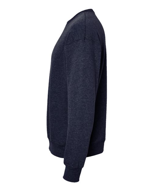 BELLA + CANVAS 3945 - Unisex Sponge Fleece Drop Shoulder Crewneck Sweatshirt - Heather Navy