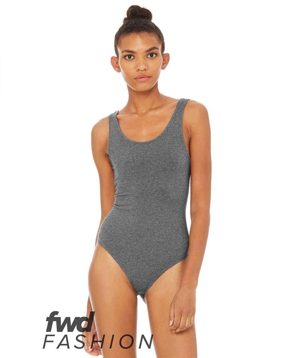 BELLA + CANVAS 0990 — Women's FWD Fashion Bodysuit — Deep Heather