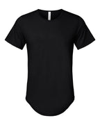 BELLA + CANVAS 3003 — Men's Jersey Curved Hem Tee — Black