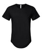 BELLA + CANVAS 3003 — Men's Jersey Curved Hem Tee — Black
