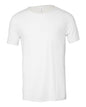 BELLA + CANVAS 3414 — Unisex FWD Fashion Triblend Raw Neck Tee — Solid White Triblend