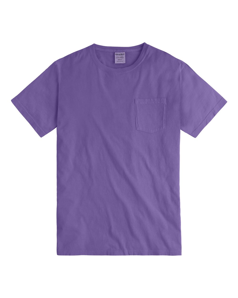 ComfortWash by Hanes GDH150 - Unisex Garment-Dyed Pocket T-Shirt — Lavender (flat)