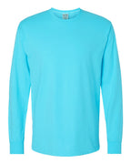 ComfortWash by Hanes GDH200 - Unisex Garment-Dyed Long Sleeve T-Shirt — Freshwater (flat)