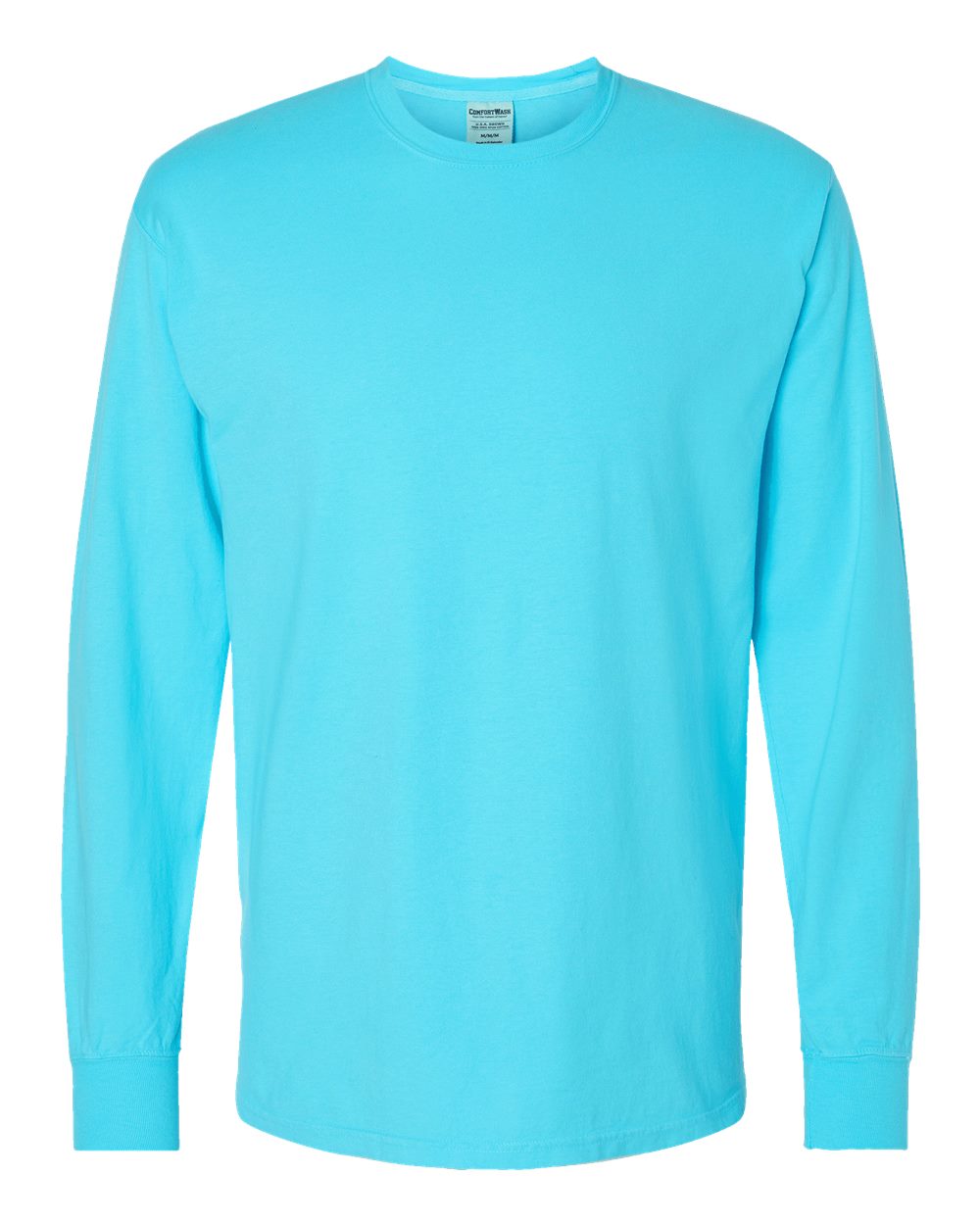 ComfortWash by Hanes GDH200 - Unisex Garment-Dyed Long Sleeve T-Shirt — Freshwater (flat)