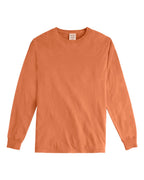 ComfortWash by Hanes GDH200 - Unisex Garment-Dyed Long Sleeve T-Shirt — Horizon Orange (flat)
