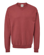 ComfortWash by Hanes GDH400 - Unisex Garment-Dyed Crewneck Sweatshirt — Cayenne (flat)