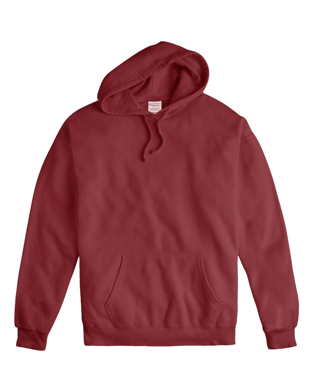 ComfortWash by Hanes GDH450 - Unisex Garment-Dyed Hooded Sweatshirt — Cayenne (flat)
