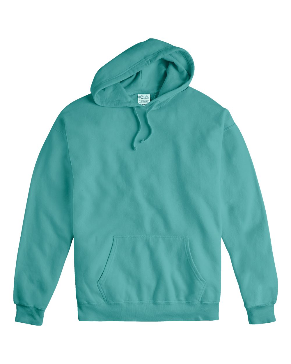 ComfortWash by Hanes GDH450 - Unisex Garment-Dyed Hooded Sweatshirt — Spanish Moss (flat)