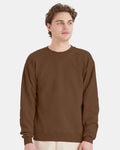 Hanes P160 - Unisex EcoSmart® Crewneck Sweatshirt — Army Brown