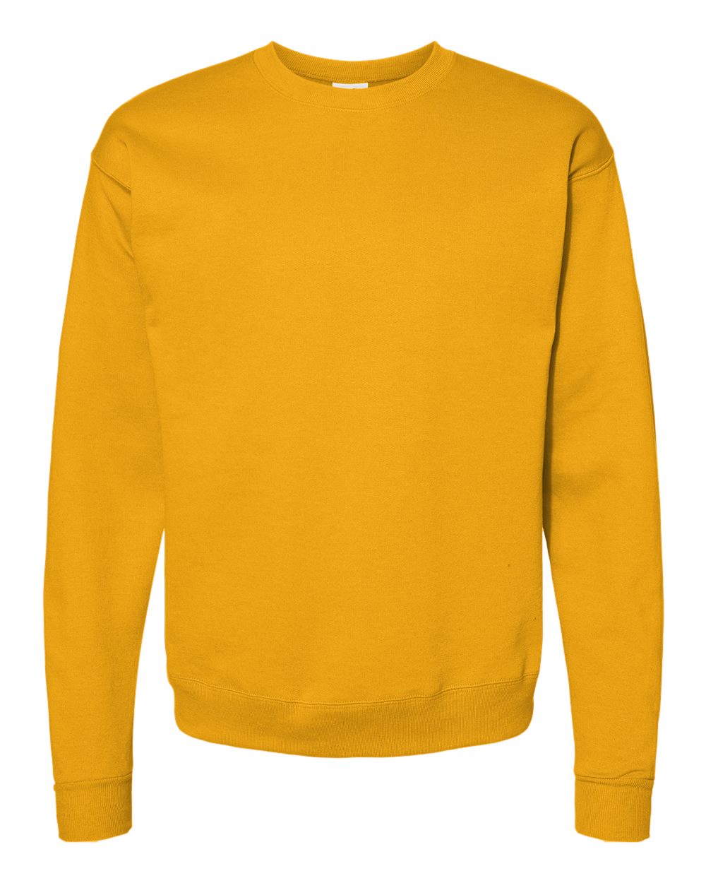 Hanes P160 - Unisex EcoSmart® Crewneck Sweatshirt — Gold (flat)