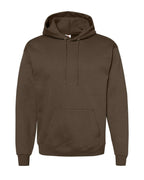 Hanes P170 - Unisex EcoSmart® Hooded Sweatshirt — Army Brown (flat)