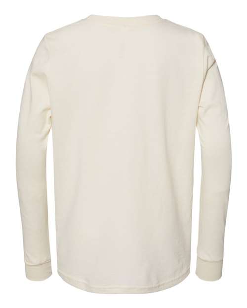 BELLA + CANVAS 3501Y - Youth Jersey Long Sleeve Tee - Natural